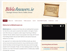 Tablet Screenshot of bibleanswers.ie